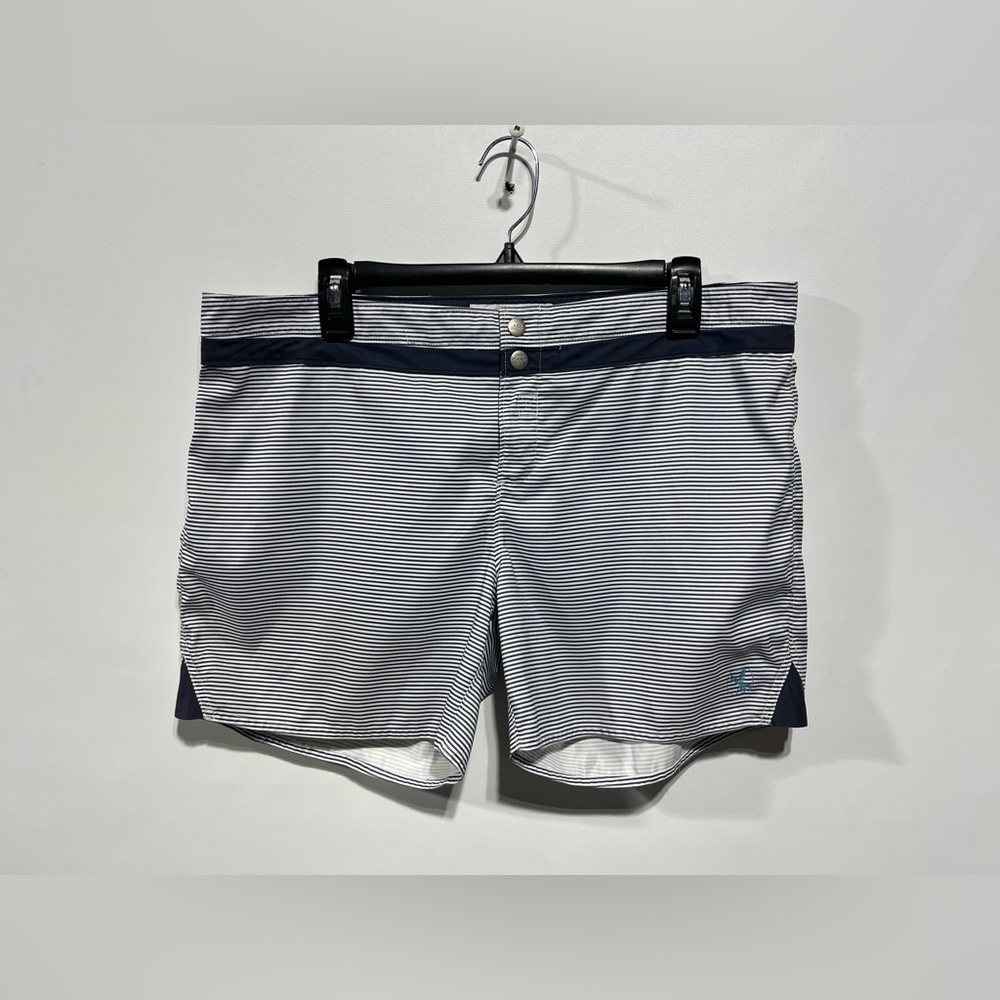 Carve Design Navy Blue And‎ White Stripe Shorts Size 12